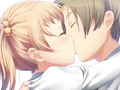 Emi confesses to Hisao and they kiss