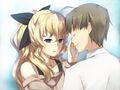 Lilly touching Hisao's face again