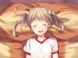 Emi on Hisao's bed