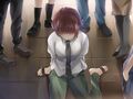 Rin breaking down in the art gallery