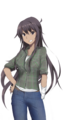 Miki in casual clothing from the Beta.