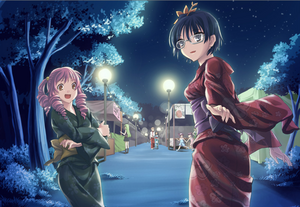 Shizune and Misha in Yukatas.png