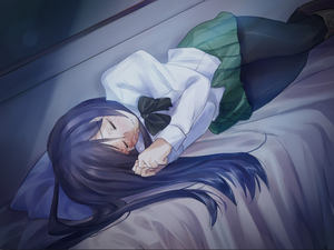 Hanako in her bed.png