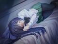 Hanako crying in her bedroom