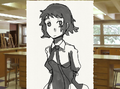 Hisao's drawing of Rin