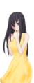 Fan-created sprite of Hanako in a yellow dress, as described in the leaked scripts.